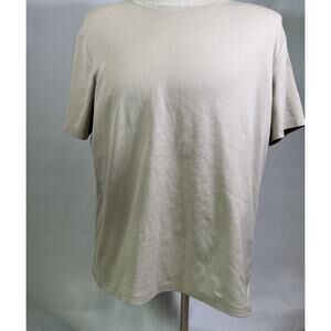 PERRY ELLIS Men’s‎ Ivory Ribbed Top T-Shirt - XL